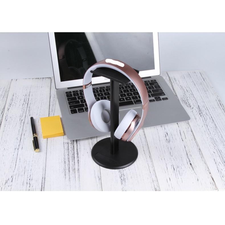 Kệ treo tai nghe chụp đầu bằng kim loại thép không gỉ, Đỡ dựng headphone để bàn.