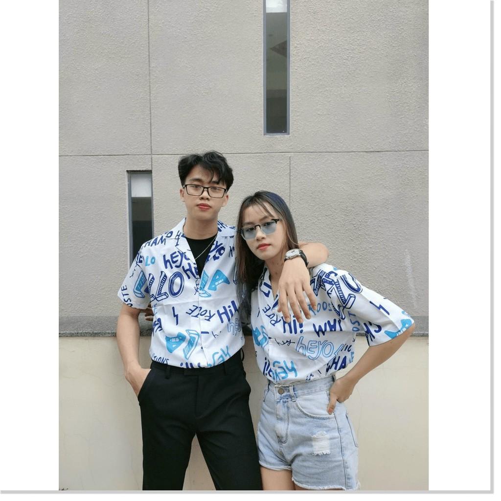 ÁO SƠ MI NAM NỮ,THIẾT KẾ HỌA TIẾT SIÊU NGẦU,ĐẶC BIỆT LÀ CHẤT LIỆU VÃI THOÁNG MÁT THỜI TRANG KME.STORE