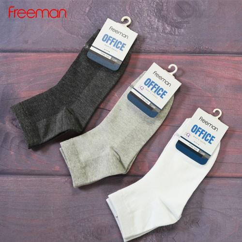 Combo 5 đôi Tất vớ cổ trung, chất liệu cotton FREEMAN