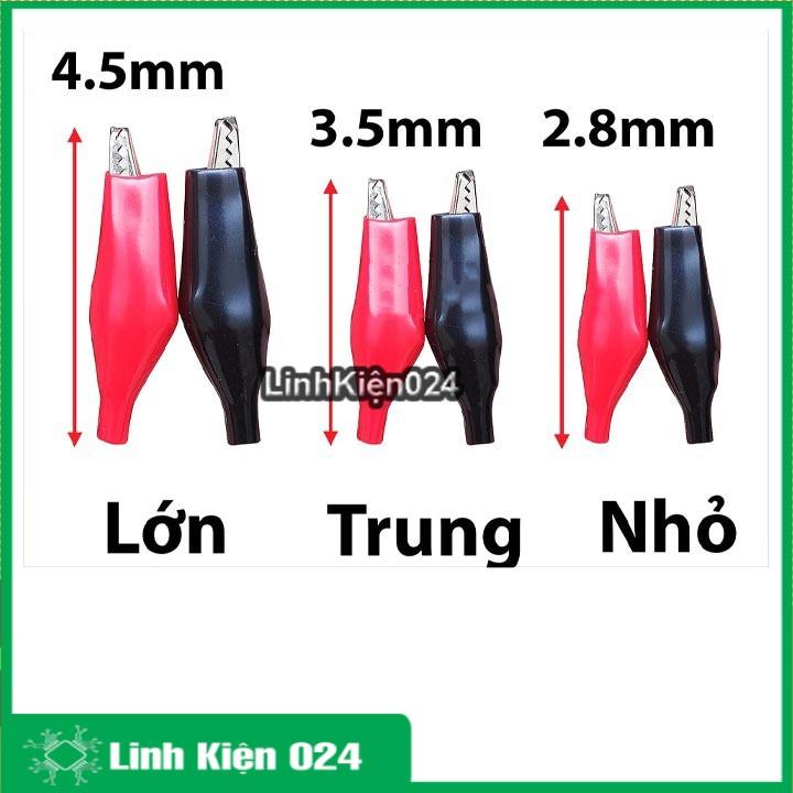 Combo 10 kẹp cá sấu kích thước tùy chọn