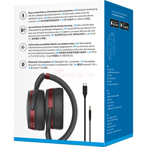 Tai nghe chụp tai Bluetooth Sennheiser HD 458BT - Hàng chính hãng