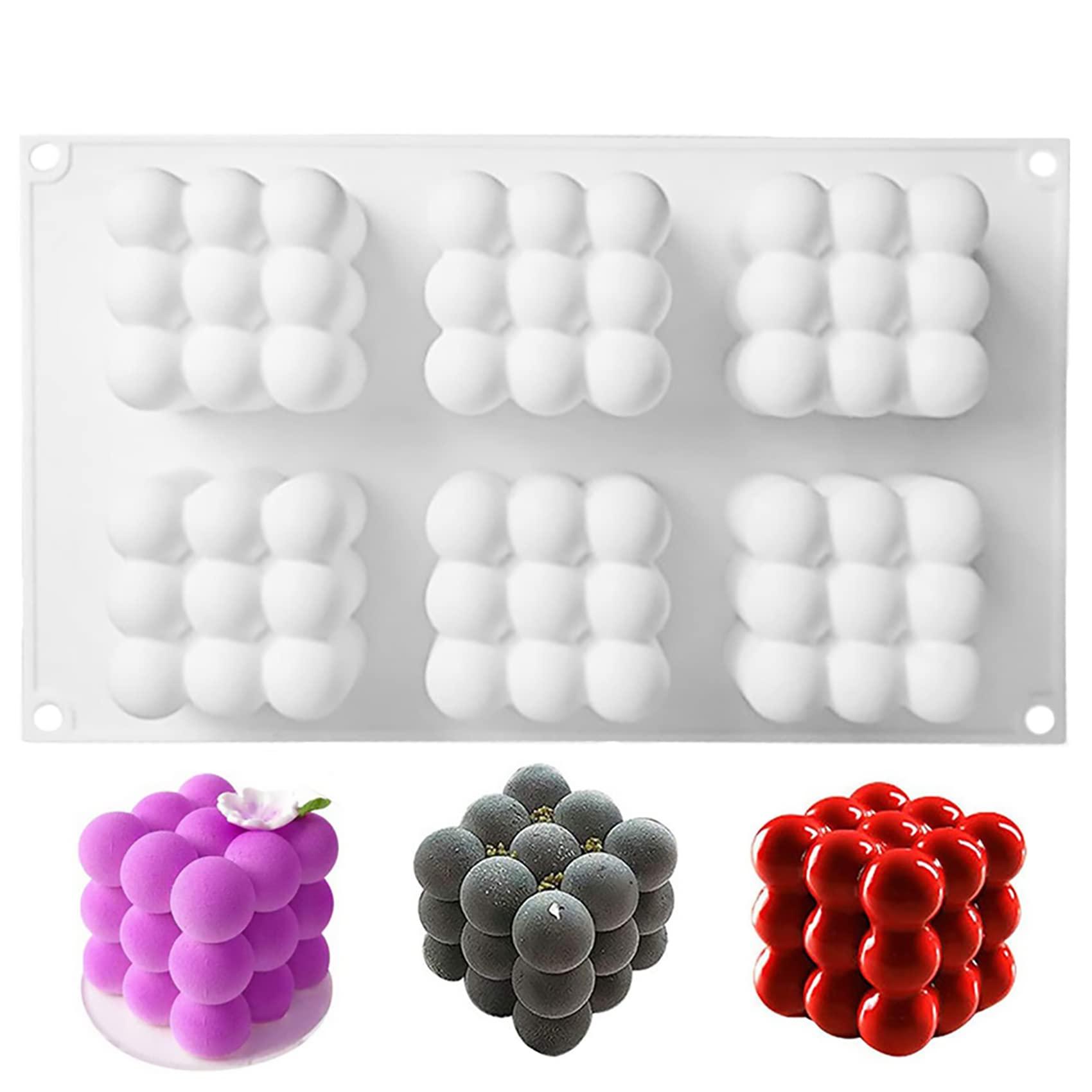 Nến silicone, dạng khối silicon không có khối, khuôn cho sô cô la sô cô la tráng miệng và dụng cụ dụng cụ nấu ăn dụng cụ