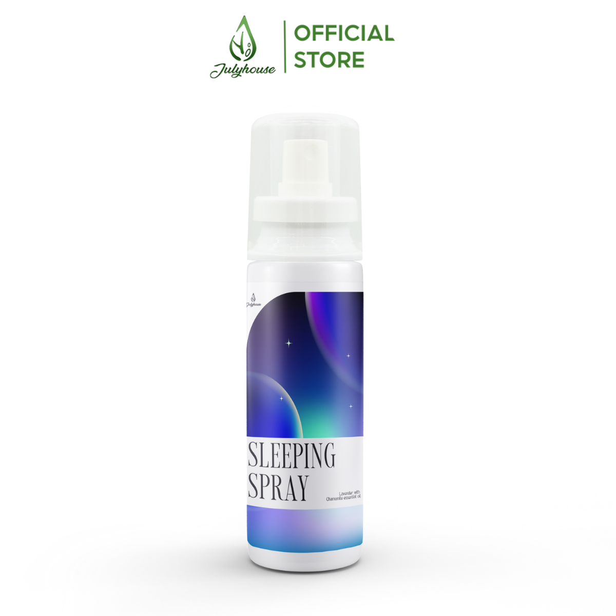 Xịt thơm ngủ ngon Sleeping Spray Julyhouse 100ml chiết xuất tinh dầu, giúp làm thơm mền gối, phòng ngủ, hỗ trợ ngủ ngon