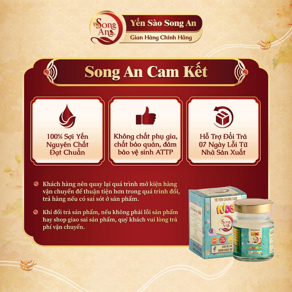 Tổ yến chưng sẵn cho bé Song An Food hũ 70ml bồi bổ sức khỏe bổ sung dưỡng chất