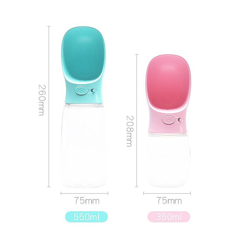 350ml/550ml Portable Pet Dog Cat Travel Water Bottle Travel Cups for Cat Dog