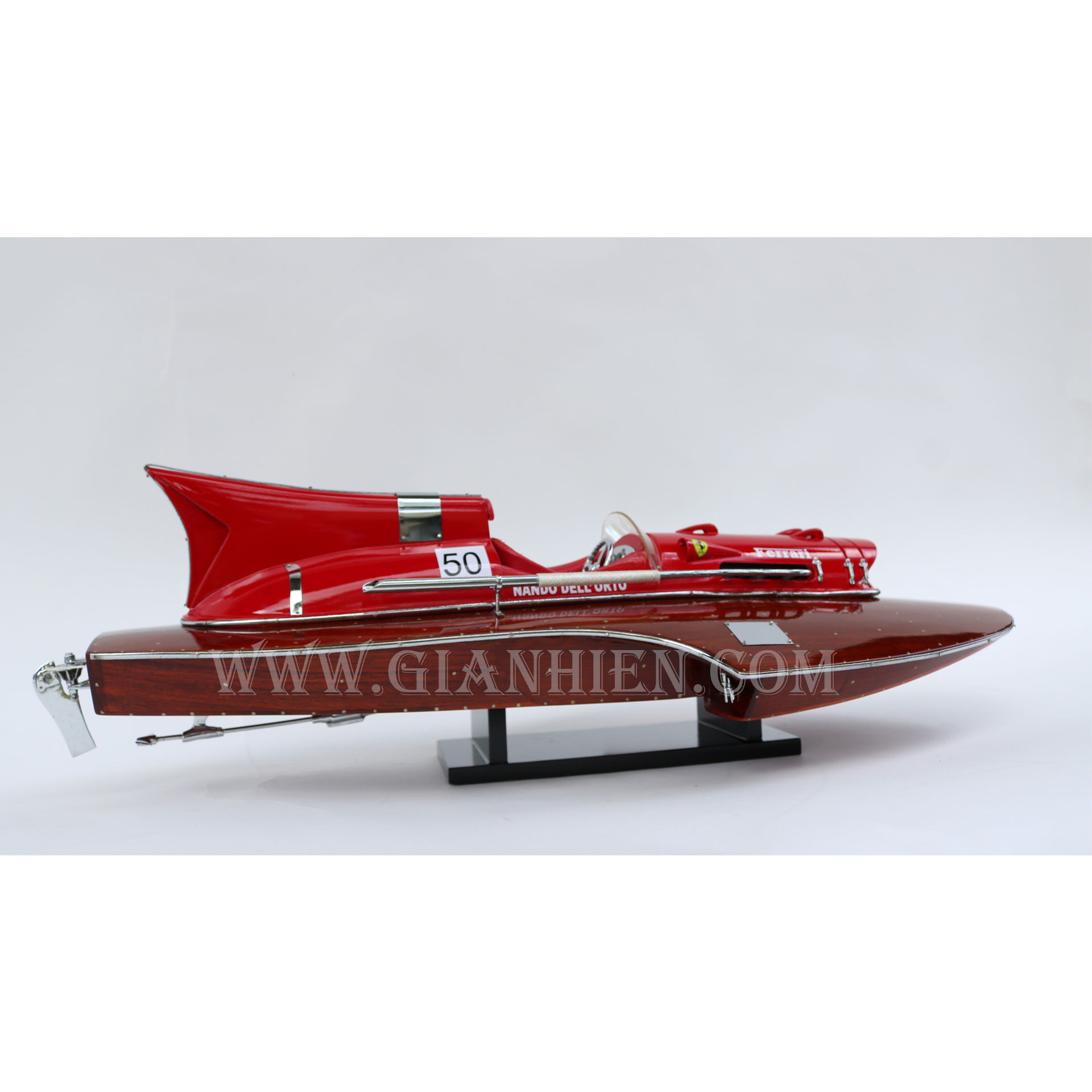 Mô hình Thuyền đua tốc độ FERRARI HYDROPLANE 1954 (Giá xưởng)