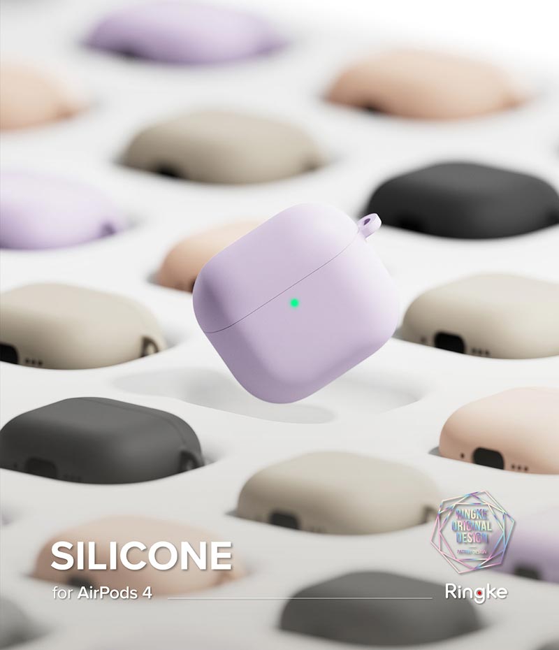 Vỏ ốp dành cho AirPods 4 RINGKE Silicone - Hàng Chính Hãng