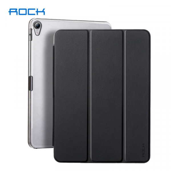 Bao da chính hãng ROCK Touch Series cho iPad Pro 12.9 2018 - Đen