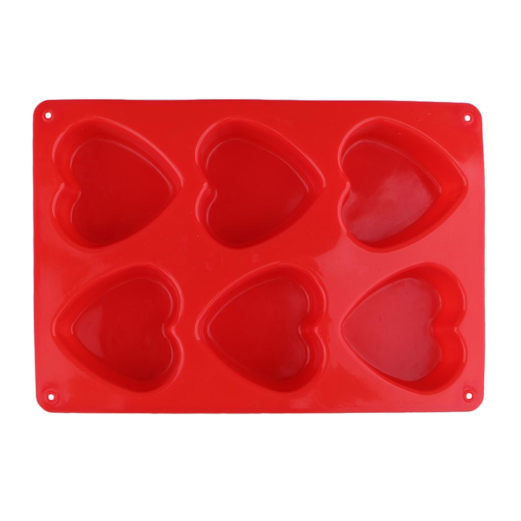 Wedding DIY heart Cake Decors Mold Silicone Moulds Fondant Baking Mould