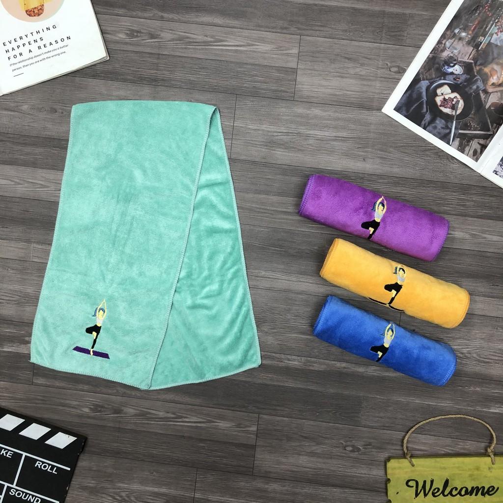 Khăn lau mồ hôi khi tập thể dục, Yoga, gym 100% Cotton,siêu thấm mồ hôi