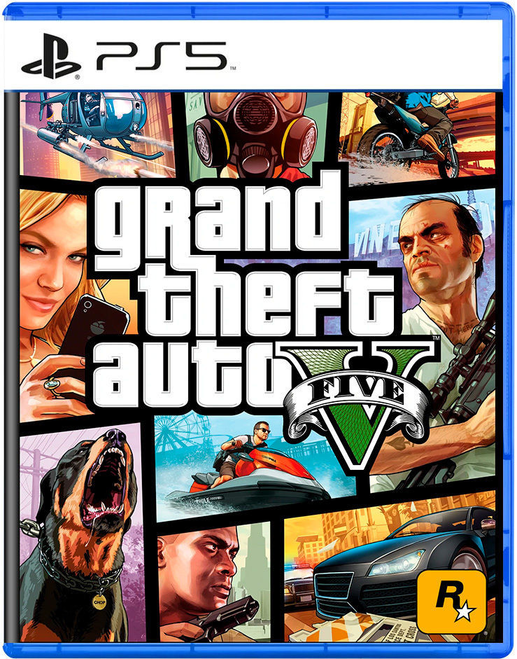  Đĩa game Theft Auto 5 cho máy PS5-Hàng chính hãng