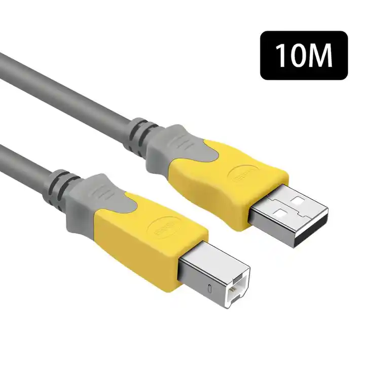 Cáp Máy In Dài 10m Đầu USB 2.0 Hàng Chính Hãng Thương Hiệu Veggieg VU204