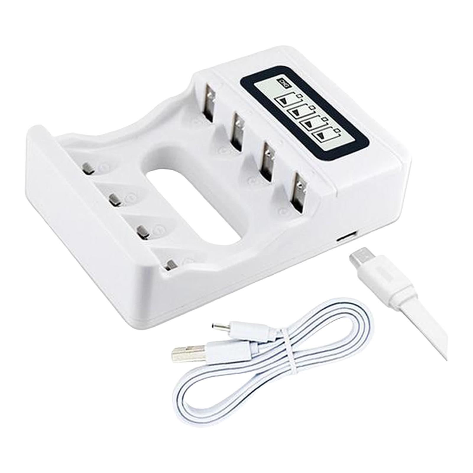 Battery Charger LCD Display for   Rechargeable Batteries Flashlight