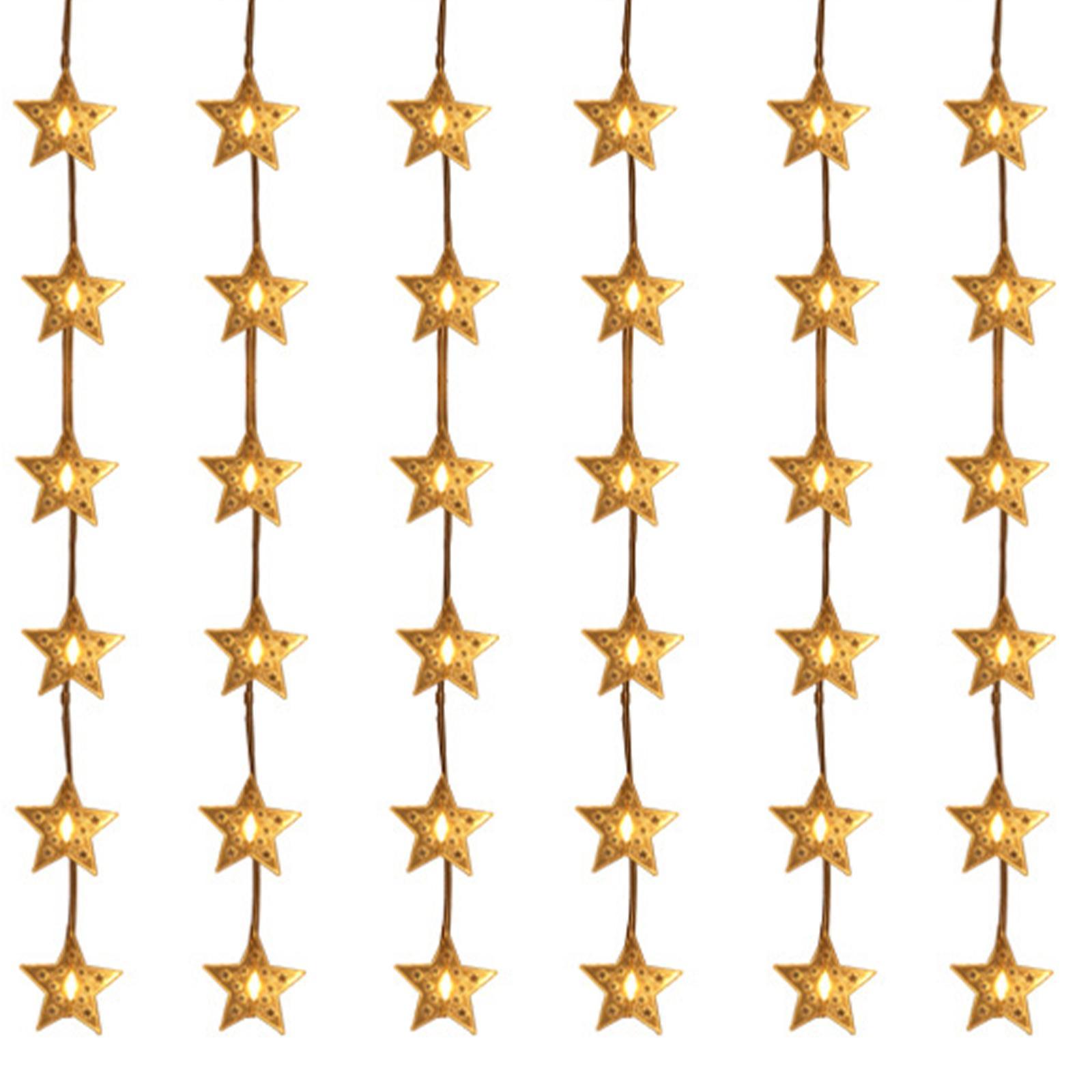 Star String Lights LED Fairy Lights Warm White Atmosphere Lights Waterproof