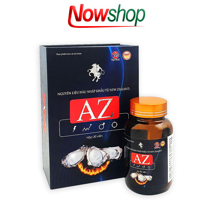 Viên Uống Bổ Thận Tráng Dương Tinh Chất Hàu AZ Hỗ Trợ Tăng Sinh Lý Giảm Đau Lưng Mỏi Gối Tiểu Đêm Nhiều