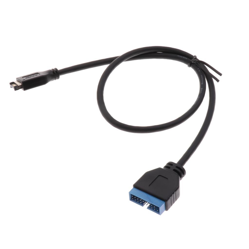 USB 3.1 Bảng Điều Khiển Phía Trước Đầu Ra USB 3.0 20Pin Đầu Nối Dài Bền