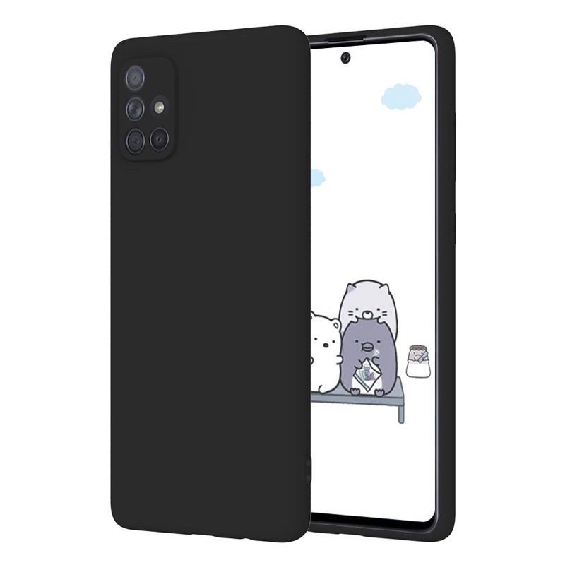 Ốp lưng dành cho Galaxy A02s, A51, A71, A32 , A52, A72 trơn có phần bảo về camera