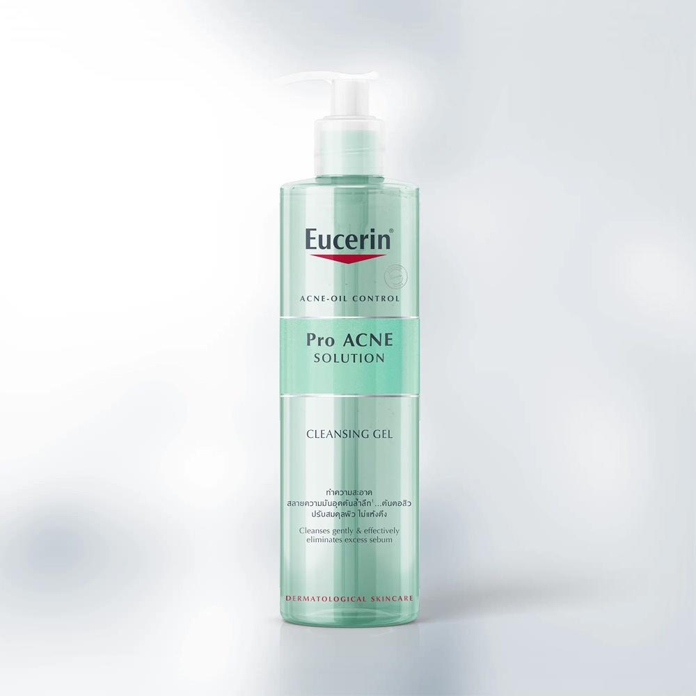Eucerin Gel Rửa Mặt CHo Da Nhờn Mụn Pro Acne Cleansing