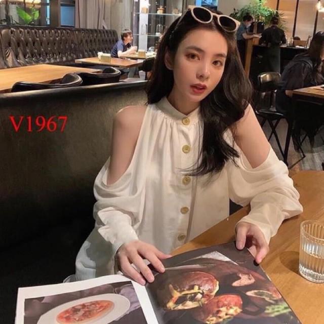 Áo sơ mi hở vai sang chảnh Hot Trend 2021