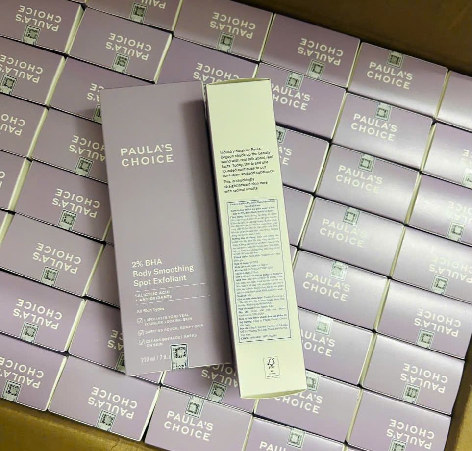 Kem Dưỡng Thể Hỗ Trợ Giảm Mụn Làm Mịn Da Paula's Choice 2% BHA Body Smoothing Spot Exfoliant 210ml
