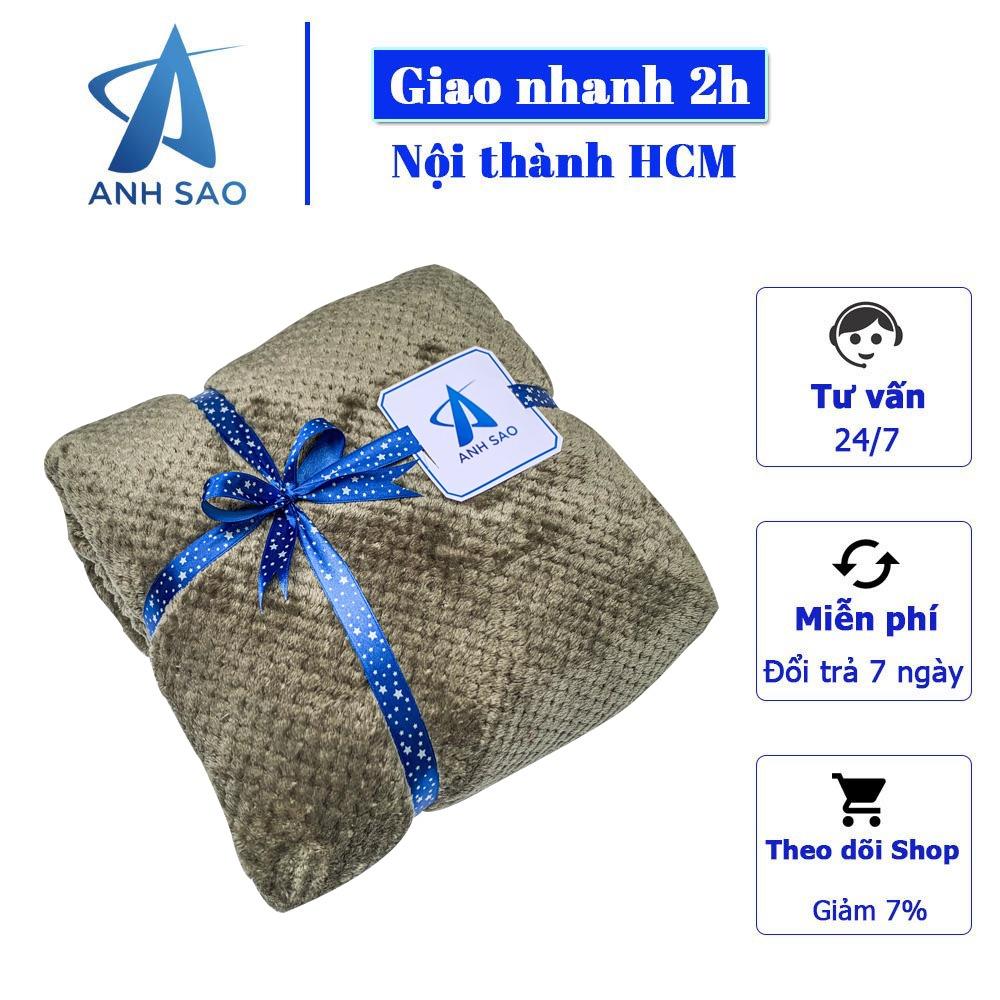 Mền lông cừu Thái Lan cao cấp 1m7 x 2m - Vân Hạt Bắp - Mền ngủ / Mền văn phòng hiện đại