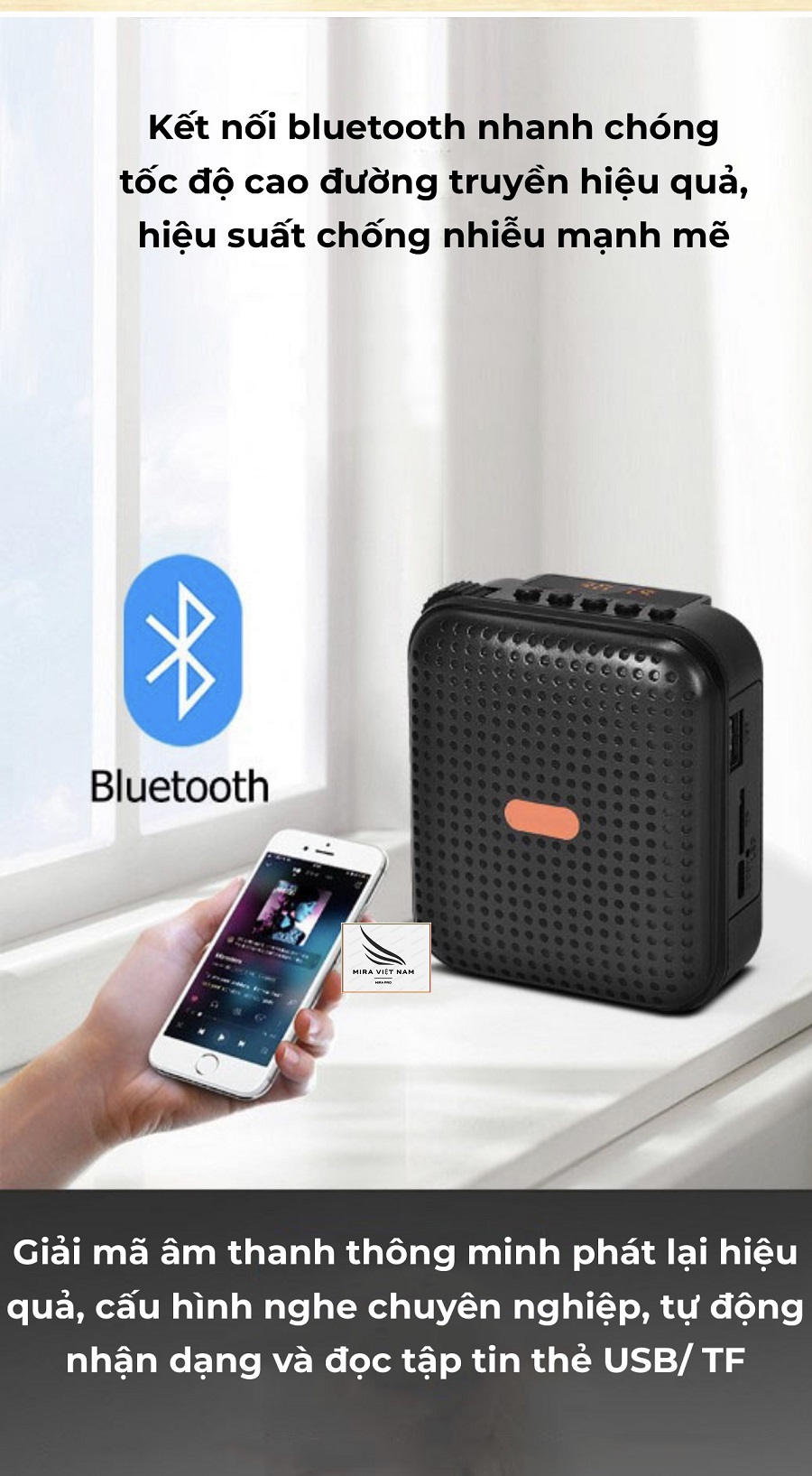 Máy trợ giảng không dây Kingphone E377 hàng chính hãng cho giáo viên