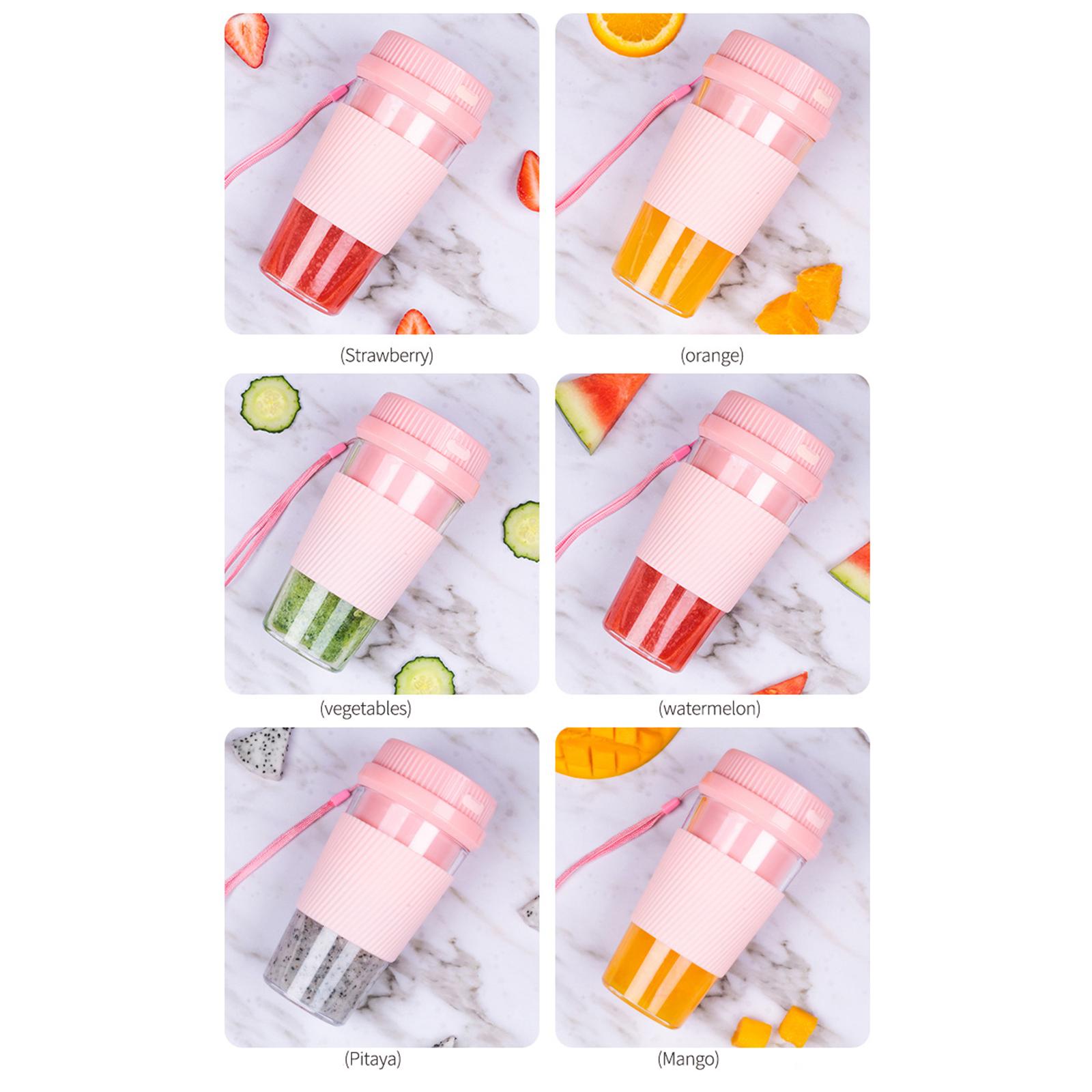 USB Charging Electric Blender Mixer 300ml Single Blade Juicer Cup