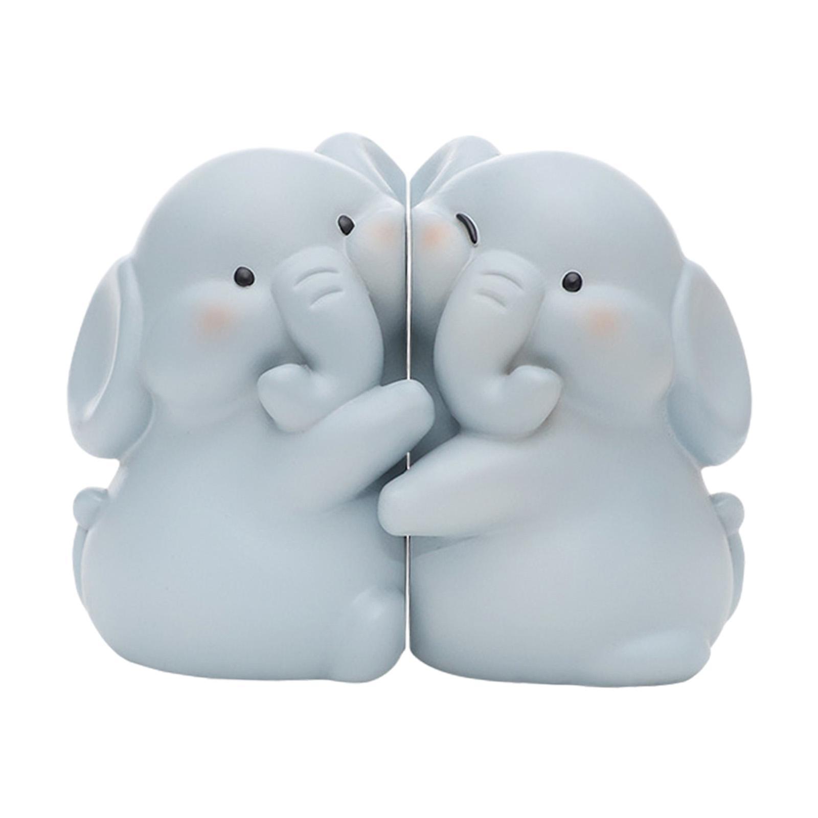 Cute Animal Decorative Bookends Book Holder Book Lover Gift Home Office Shelves Ornaments Unique Figurine Statue Book Stand