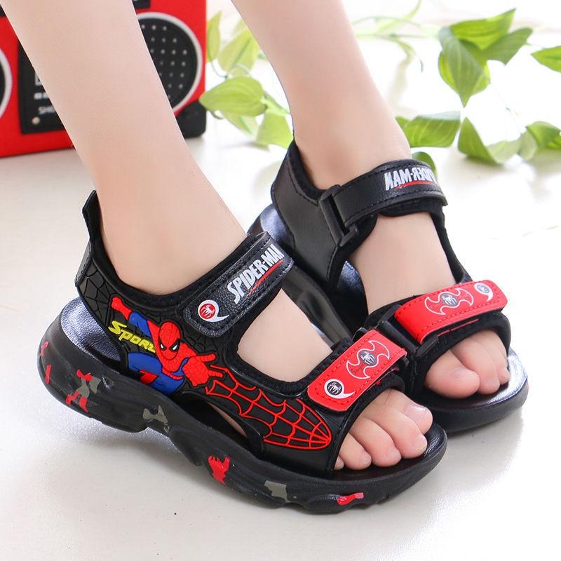 Sandal Bé Trai Dép Siêu Nhân Cho Bé Từ 3-12 Tuổi Dáng Thể Thao Quai Mềm Đế Êm Kháng Khuẩn Dành D73