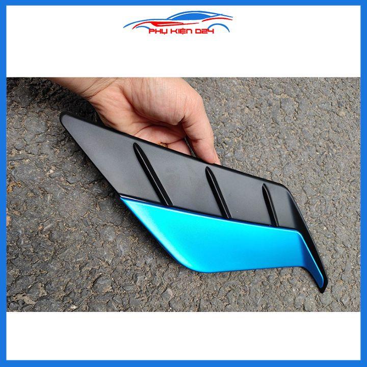 Ốp viền đèn gầm trước sau xe Cross 2020-2022 màu xanh chống trầy trang trí làm đẹp xe