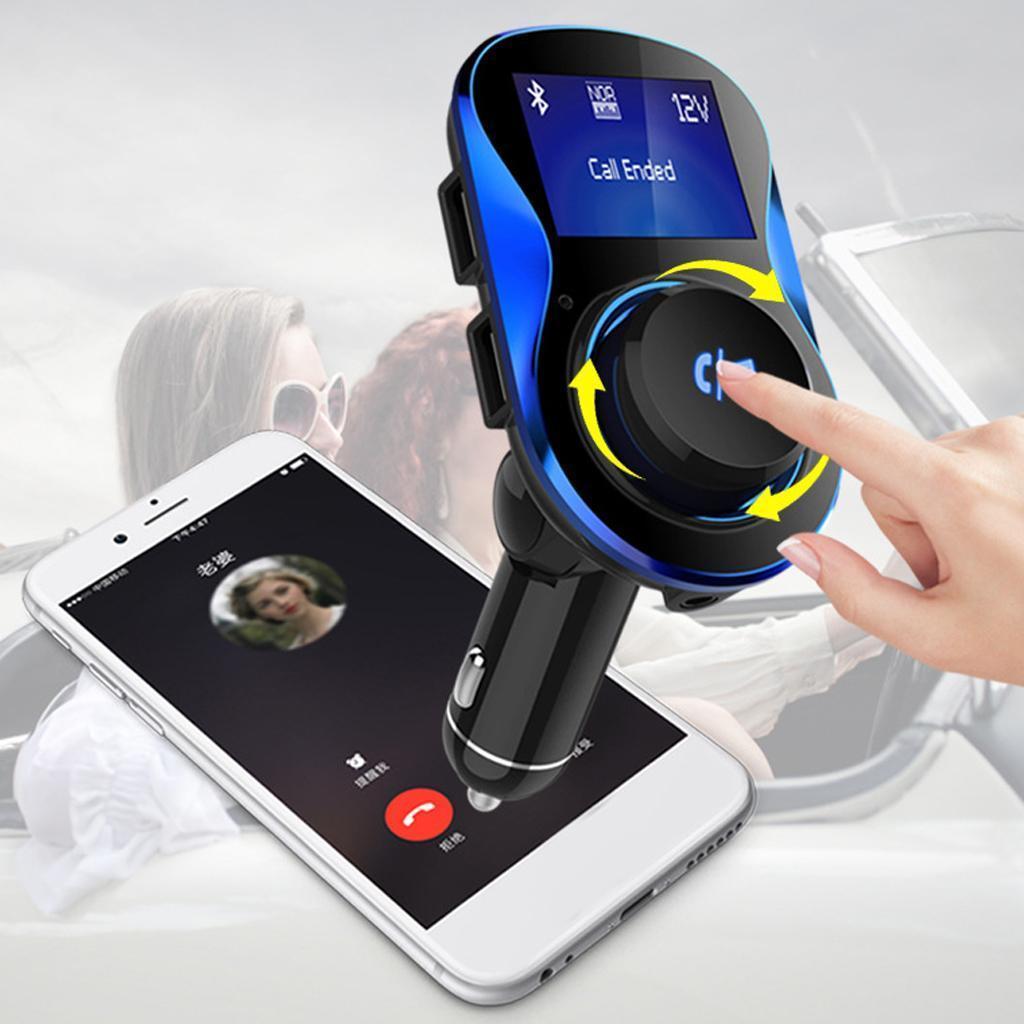 Bluetooth Handsfree Car FM Radio MP3 Dual USB Charger