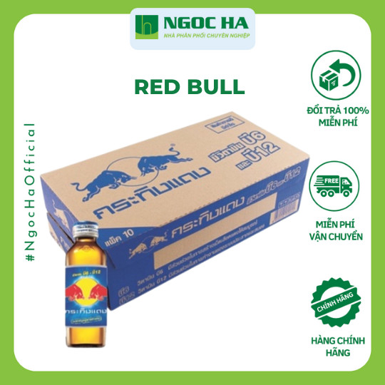 (Lốc) Nước tăng lực Redbull chai thủy tinh 150ml_Bổ sung vitamin Tăng cường sức khỏe_Tập trung tỉnh táo