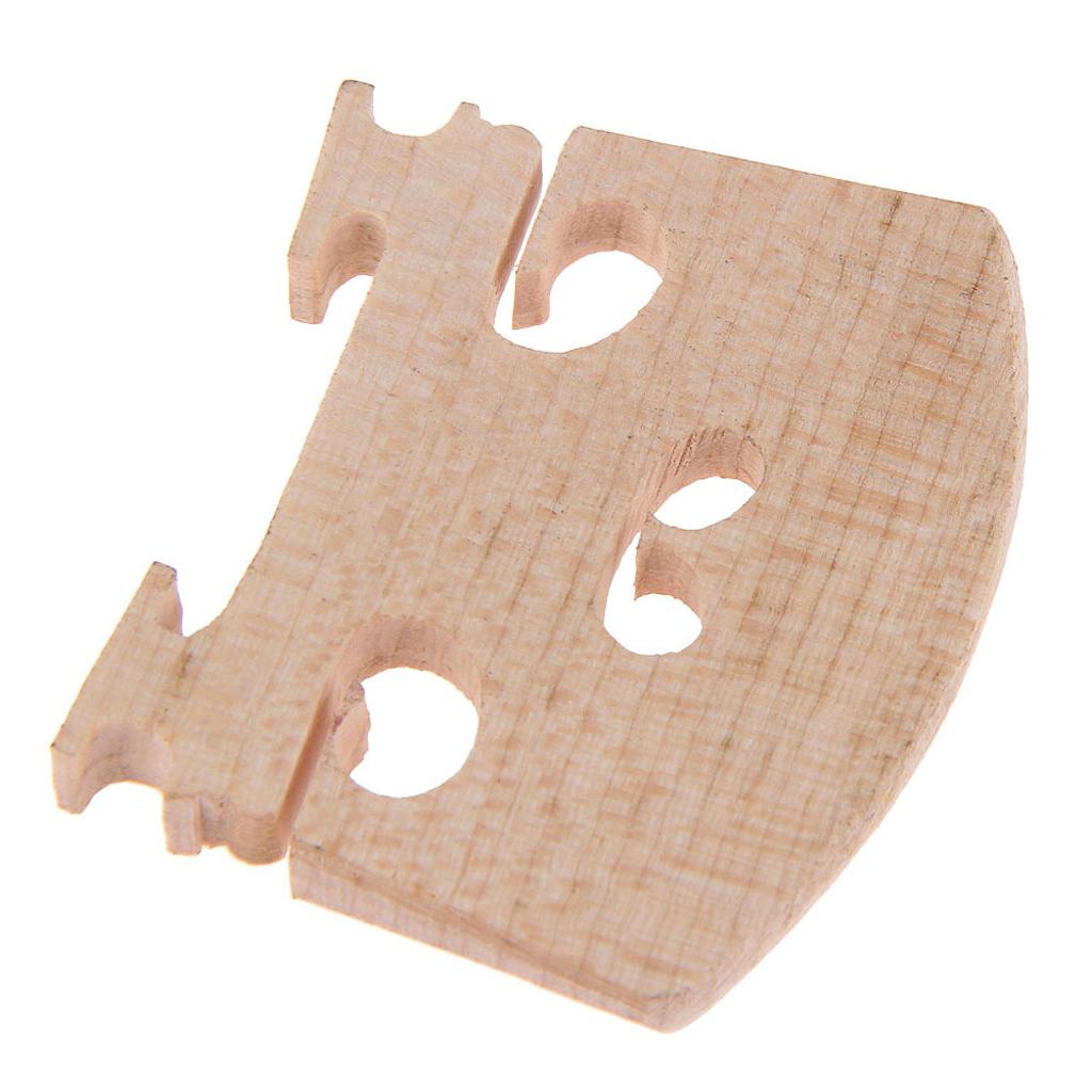 Full Size 4/4 Violin Bridge Maple Wood for Acoustic Violin Parts Accessories