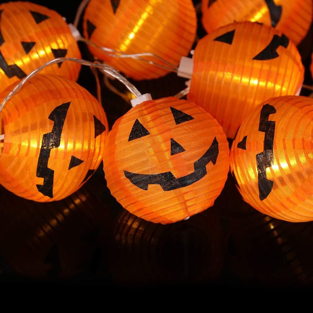 Đèn cổ tích trang trí Halloween 2m 10 đèn g bí ngô LANTERS