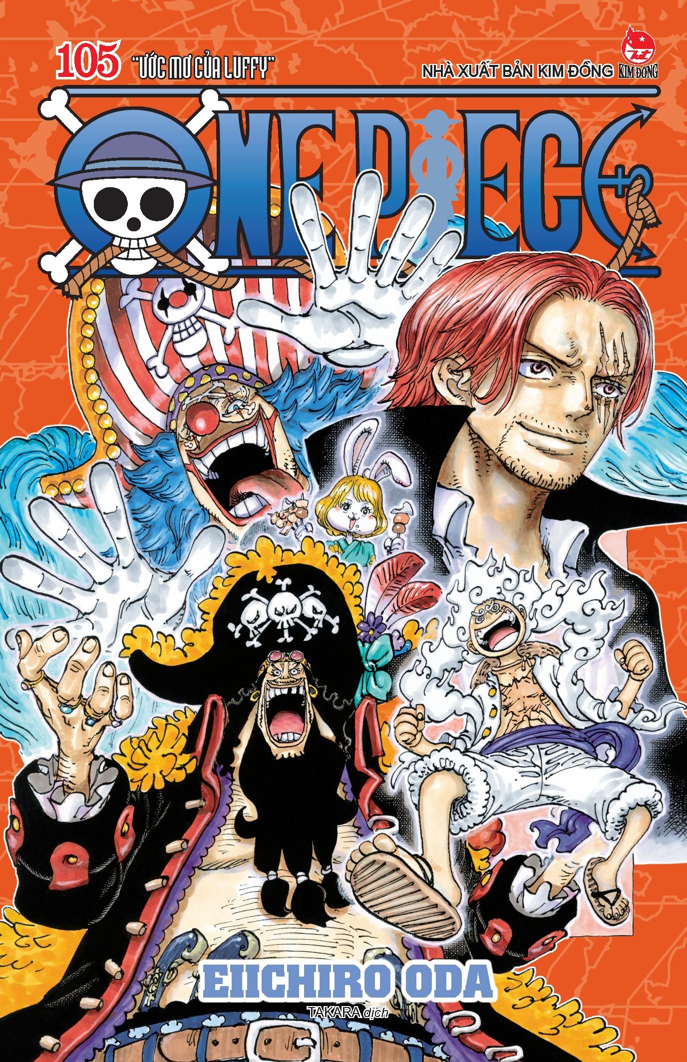 One Piece - Tập 105 - “Ước Mơ Của Luffy” - Bản Bìa Áo