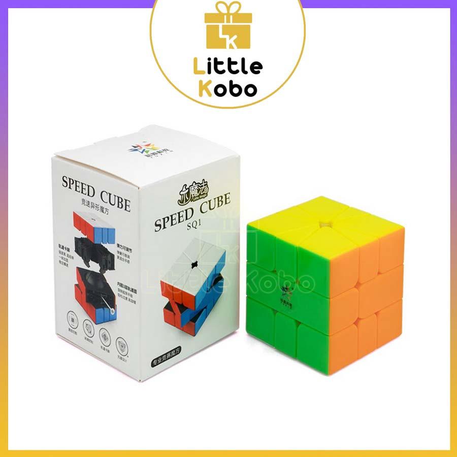 Rubik YuXin Square-1 M Nam Châm Little YuXin Magic Rubic Biến Thể SQ1 Stickerless