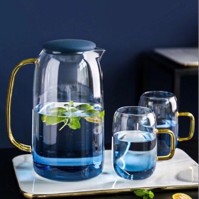 BỘ BÌNH ĐỰNG NƯỚC THUỶ TINH CHỊU NHIỆT CAO CẤP - ĐUN BẾP GA, BẾP HỒNG NGOẠI