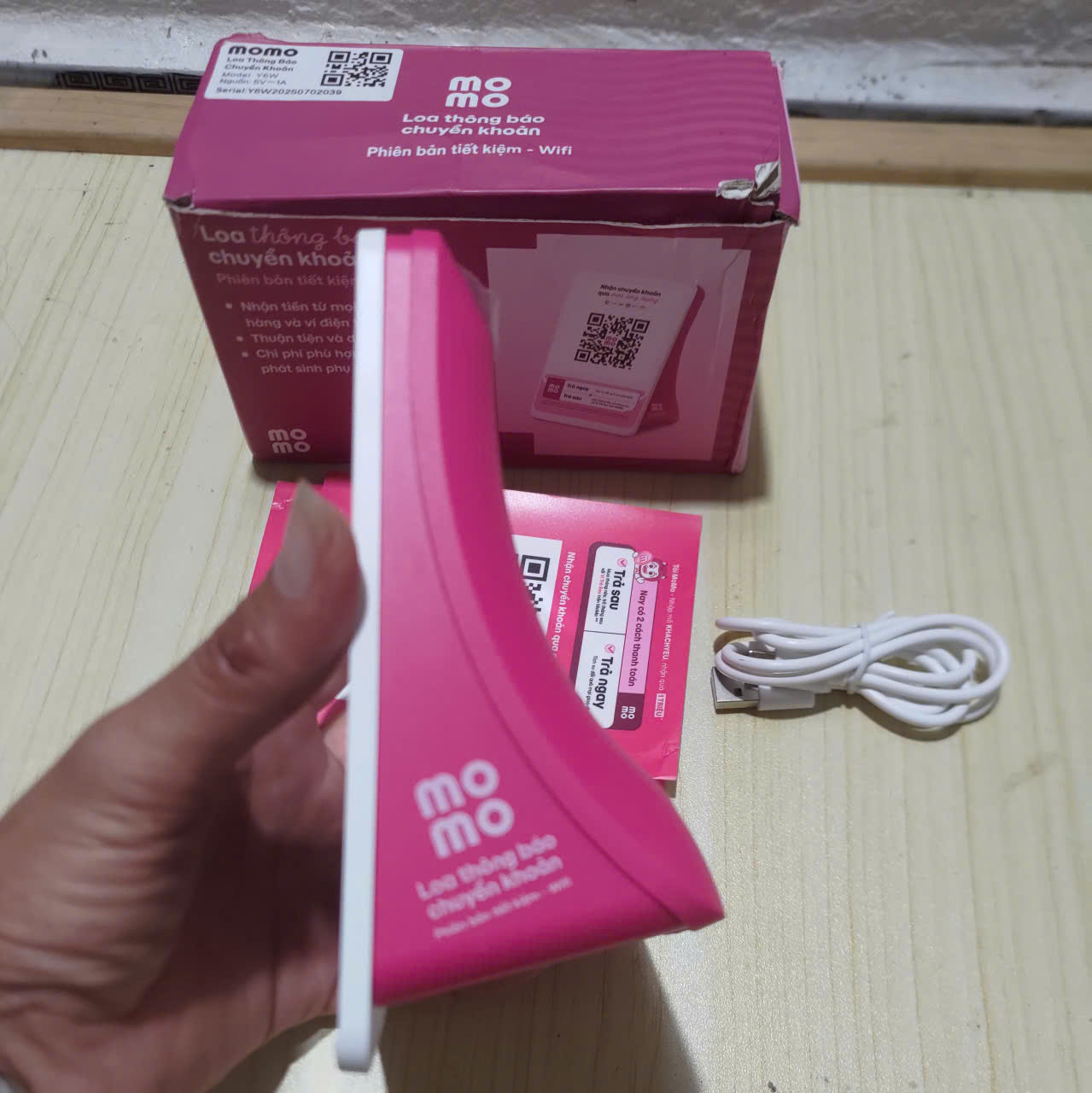 Loa Thông Báo Chuyển Khoản MoMo Tiền Về Trực Tiếp Ngân Hàng không mất phí Bản Tiết Kiệm