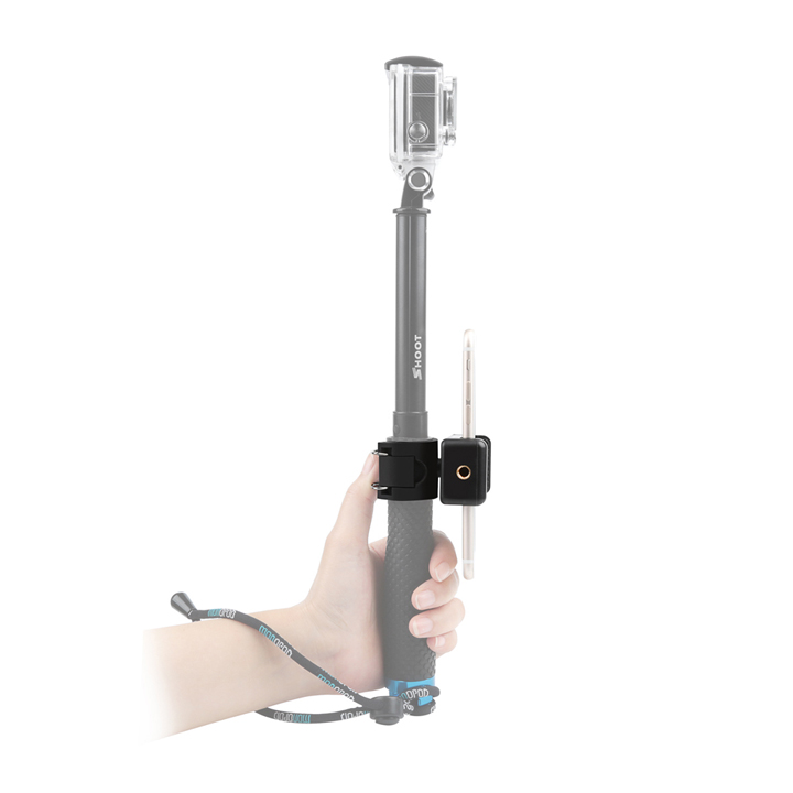 Kẹp điện thoại gắn gậy Monopod điều chỉnh Wifi cho GoPro Hero