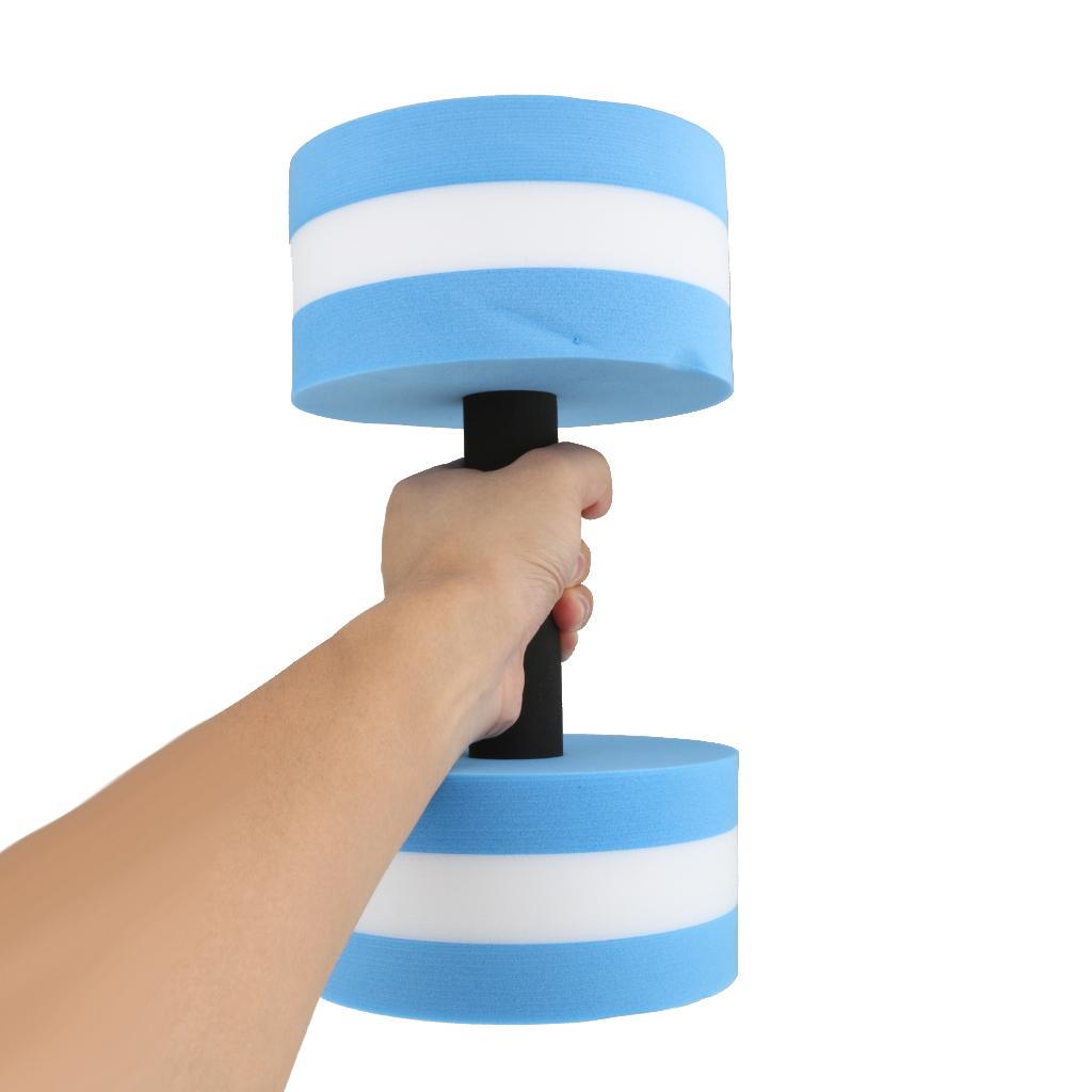 2x Water Aerobics Dumbbell Aquatic Barbell Fitness Pool Exercise