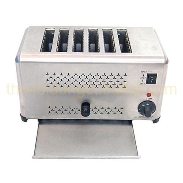 MÁY NƯỚNG BÁNH MÌ INOX 6 NGĂN