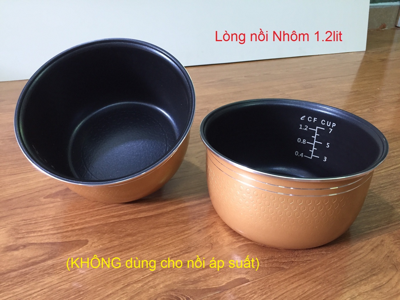 Lòng nồi cơm điện 1.2lit,  Ruột nồi cơm điện tử 1.2L