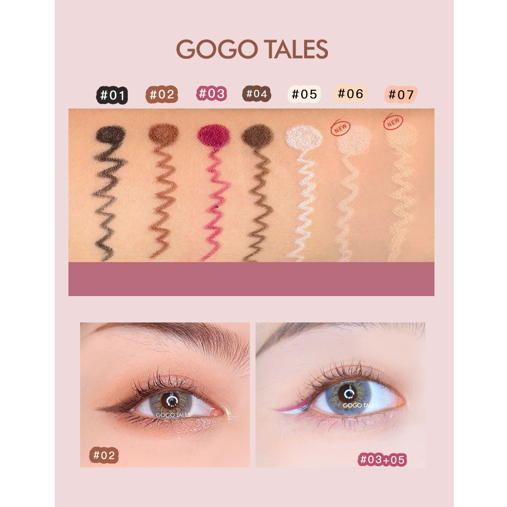 Chì Sáp Kẻ Mắt Chống Nước Không Trôi GOGOTALES Eyeliner Daisy Cúc Họa Mi GT184 [ GOGO TALES