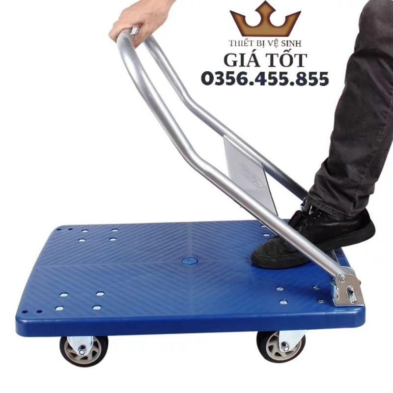 XE ĐẨY HÀNG SÀN NHỰA TAY GẬP F-017A SIZE  700*500 TẢI TRỌNG 150KG