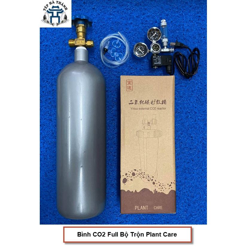 Bình Co2 3Kg Full Bộ Van Điện Mufan + Trộn Plant Care