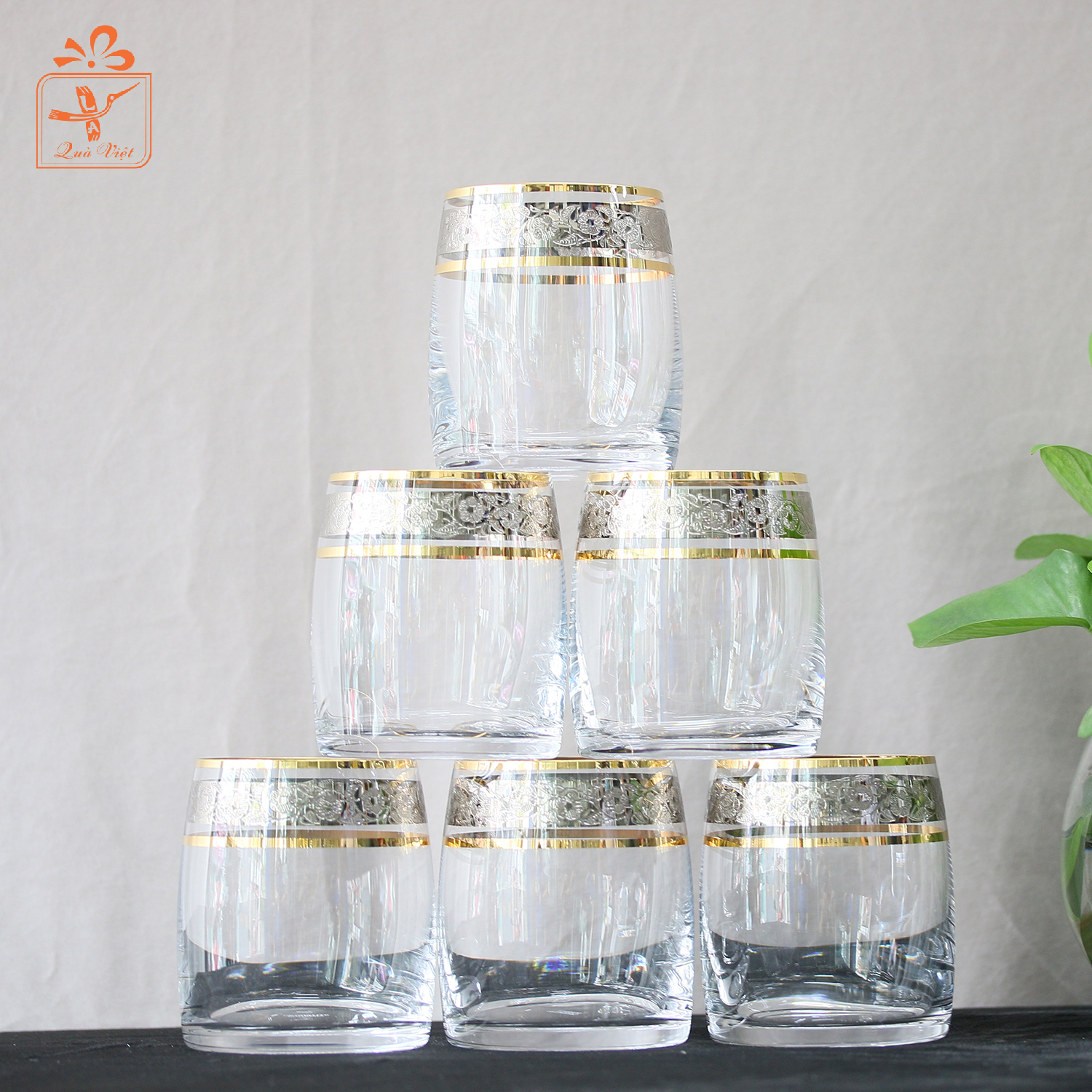 Bộ Ly Ideal Uống rượu Whiskey Bohemia Tiệp khắc 290ml