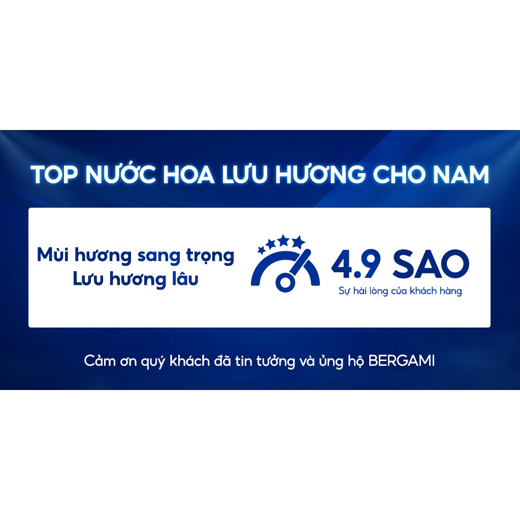 Nước Hoa Nam Chính Hãng Bergami, Mùi Hương Hiện Đại Lịch Lãm Chuẩn Quý Ông chai nhỏ dung tích 10ml tiện lợi