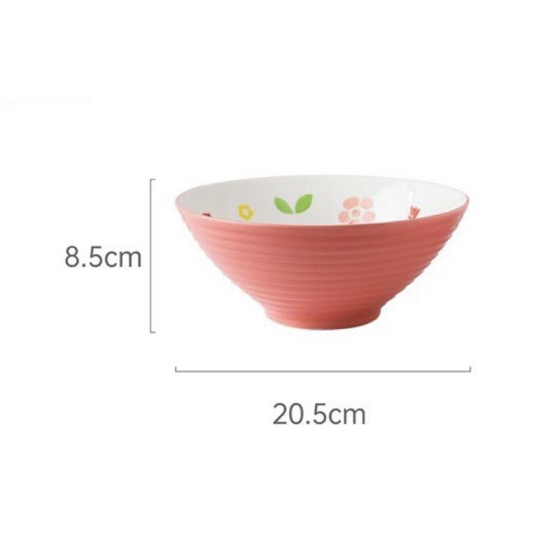 Bát màu sắcBát tô 20cm Bát ăn bún phở mỳ