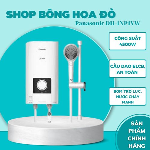 Máy nước nóng trực tiếp Panasonic DH-4NP1VW - Bơm trợ lực -4500W - Hàng chính hãng