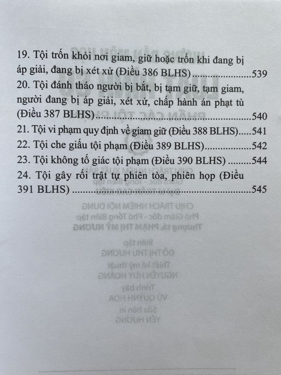 Hướng  dẫn môn học Luật Hình Sự - Phần Các Tội Phạm ( Tập 2 )